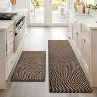 Kitchen Mats 2PCS Cushioned Anti-Fatigue Kitchen Mats for Floor Non Slip Kitchen