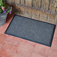 4Pcs Kitchen Floor Mat Non-Slip Backing Runner Anti Fatigue Rug Set Door Decors