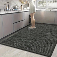 Large Heavy Duty Non Slip Rubber Door Mat Runner Rug Back Hallway & Kitchen