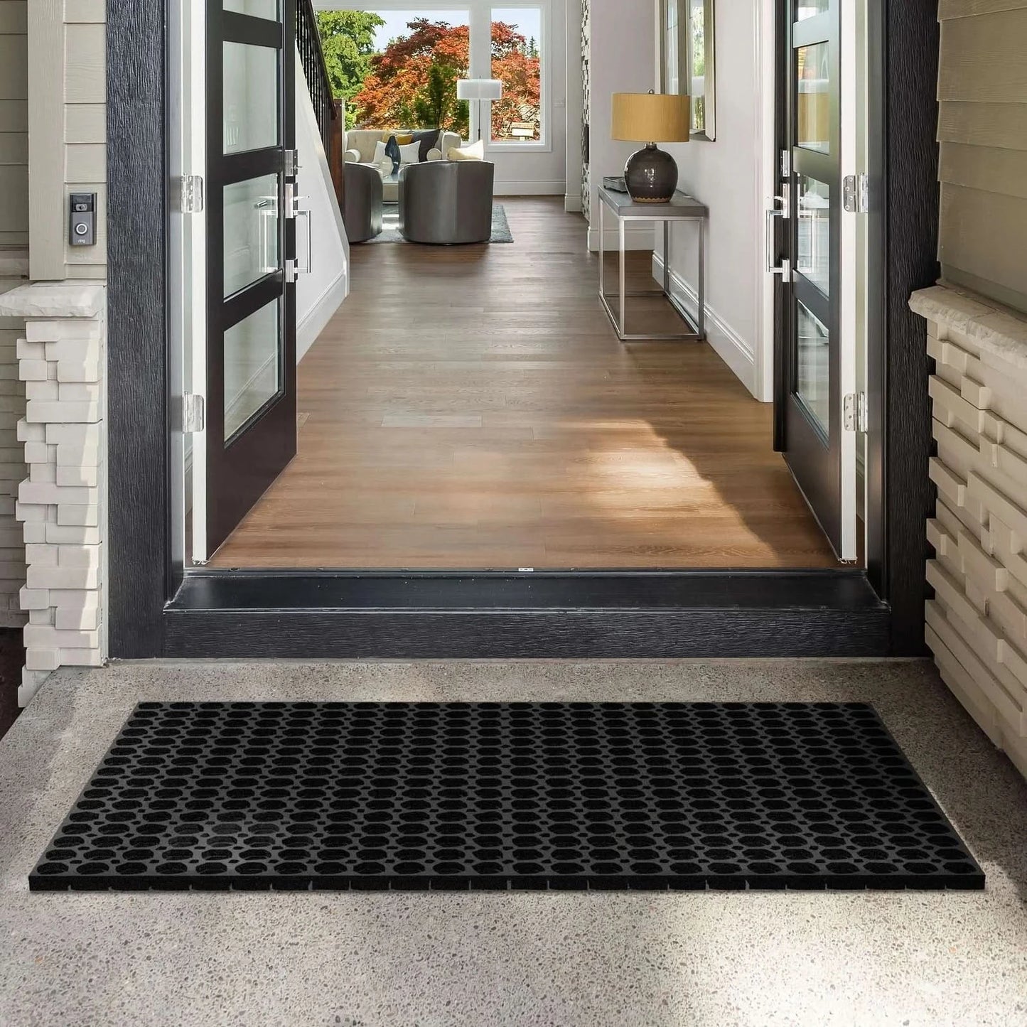 Anti-Fatigue Rubber Indoor & Outdoor Entrance Door Mat Workshop 4 Sizes Non-Slip