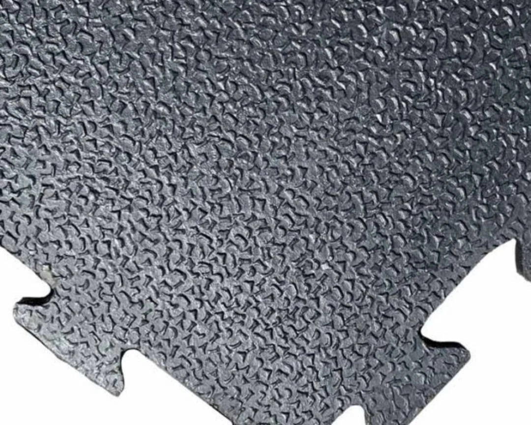 12mm Heavy Duty Rubber Mat 6x4ft Interlocking Gym Flooring Garage Stable Stall T