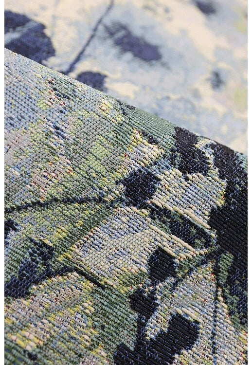 Indoor/ Outdoor Modern Waterproof Rug Tropicana Watercolour Flower Design