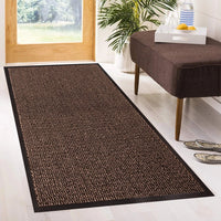Door Mat Non Slip Large Indoor Entrance Rug Dirt Trapper Washable Barrier Mats