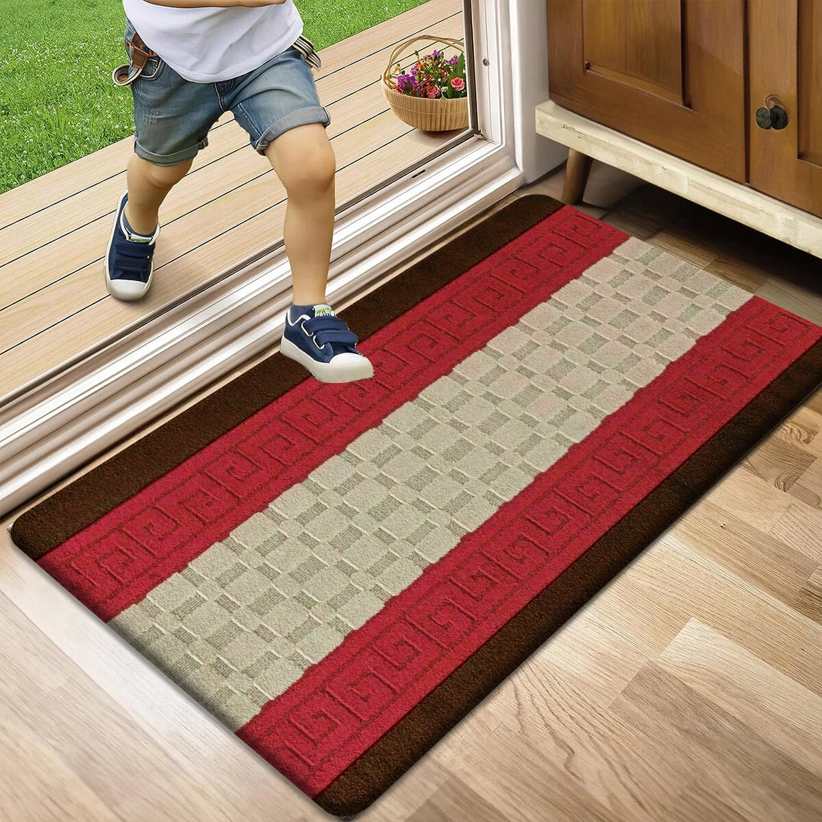 Non Slip Small Large Indoor Door Mat Washable Rugs Bedroom Kitchen Floor Mats