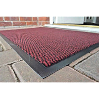 FunkyBuys Barrier Mat Large Door Mat Rubber Backed Medium Runner Barrier Mats Ru