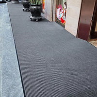 TANYOYO Commercial Door Mat 3x10ft Heavy Duty Entrance Floor Runner Grey Indoor