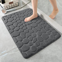 Water Absorbing and Anti Slip Mat, Memory Cotton Floor Mat, Bathroom Floor Mat
