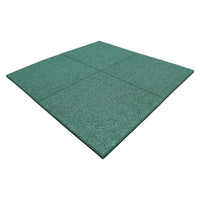 1m ² Fall Protection Mats Green 50x50x4cm Playground Garden Indoor Outdoor Gym