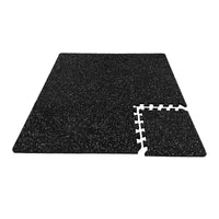 Rubber Mat Home Office Yoga Gym Garage Workshop Showroom Floor Interlocking Tile