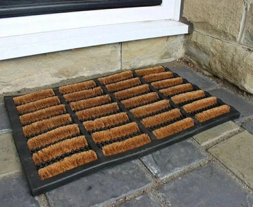 Door Mat Nimbus Coir Heavy Duty Welcome Entrance Mat Non Slip Indoor Outdoor Mat