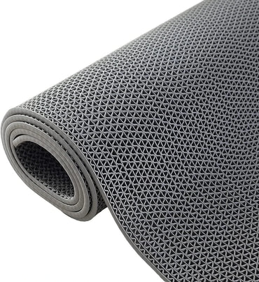 BWKJMY Drainage Non Slip Floor Mat 0.9x3m 5.5mm Thick Commercial Rubber Mat Bars