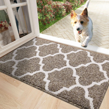 Indoor Door Mat, 36x24, Non-Slip Absorbent Resist Dirt Entrance Mat, Washable...