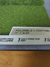 Cipton Dual (Rough & Tee) Turf Golf Swing Practice Mat, 17 x 16.25 inches