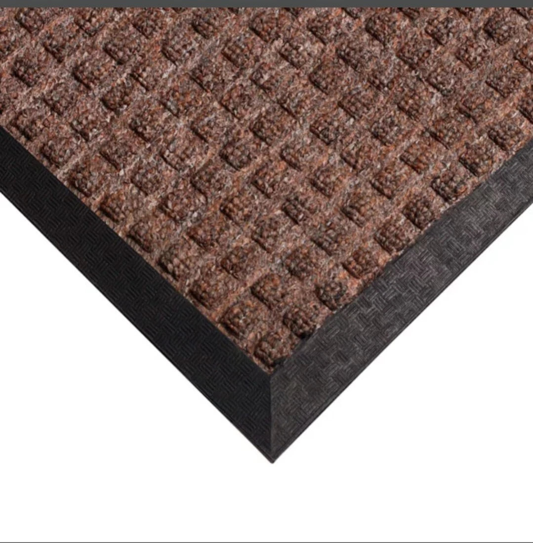122CM X 183CM Aqua Protect Heavy Duty COMMERCIAL ENTRANCE MAT IN BROWN RRP £137