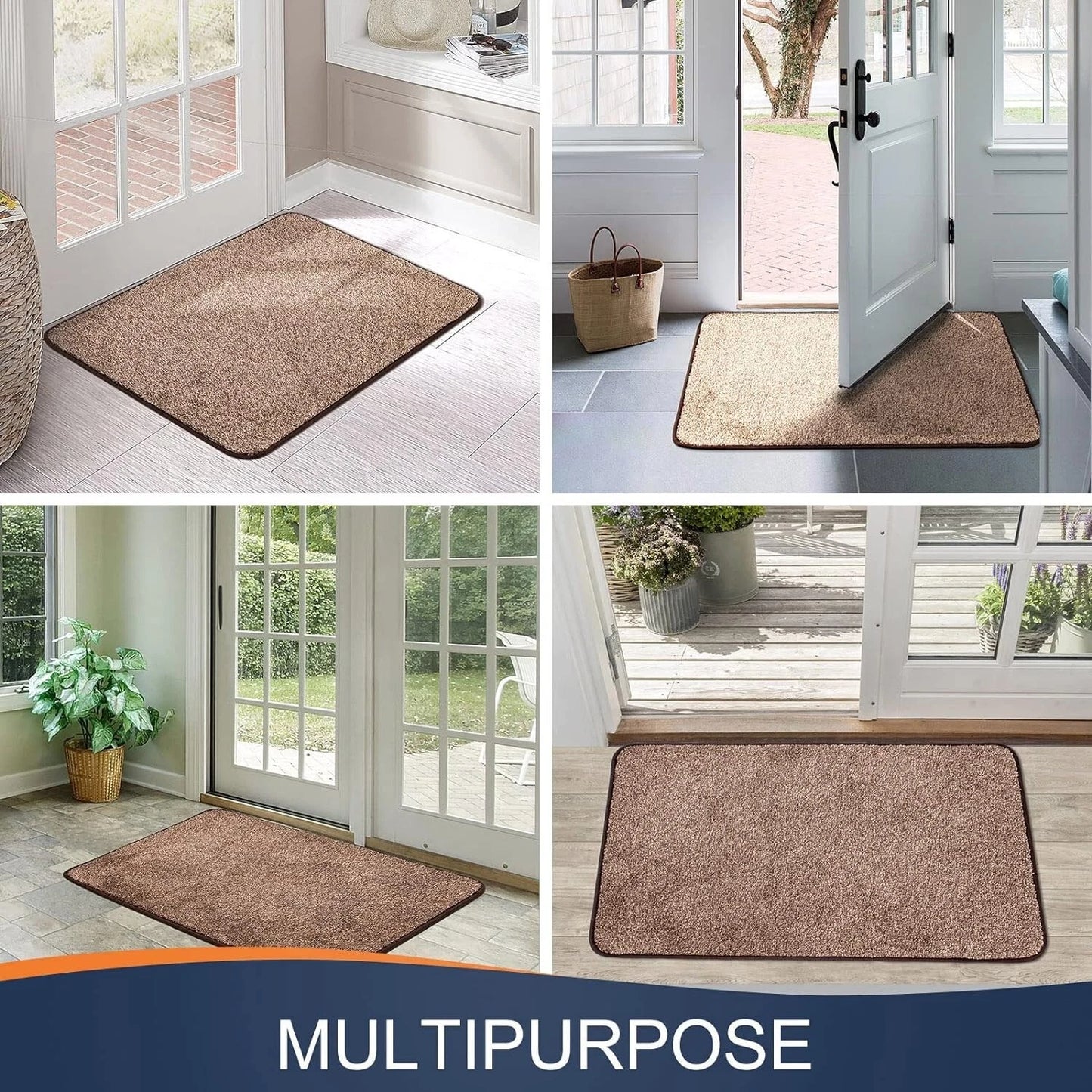 Walensee Indoor Doormat, Front Door Mat for Entrance Machine Washable Entryway