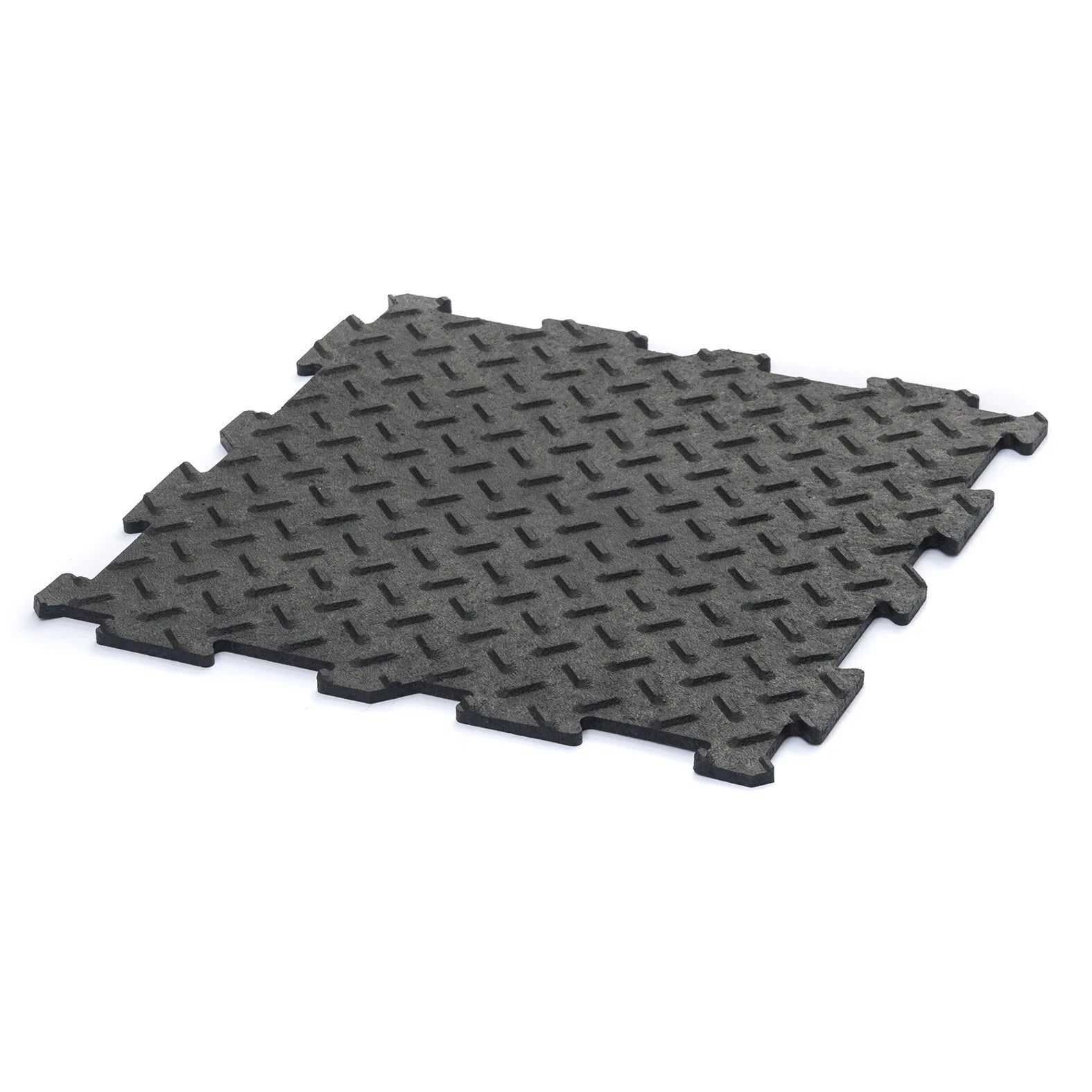 10 x Alpha Tile Workshop Van Garage Shed Utility - Recycled Rubber - 30 x 30cm