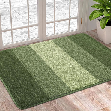 Door Mats Indoor Machine Washable Soft Doormats Dirt Trapper Super Absorbent