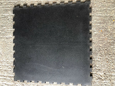 Interlocking Rubber Gym mat 1mx1mx12mm solid rubber interlocking