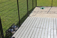 Cove Products Single Large 2 X 4 Raised Dog Kennel Run Flooring Panel Gray
