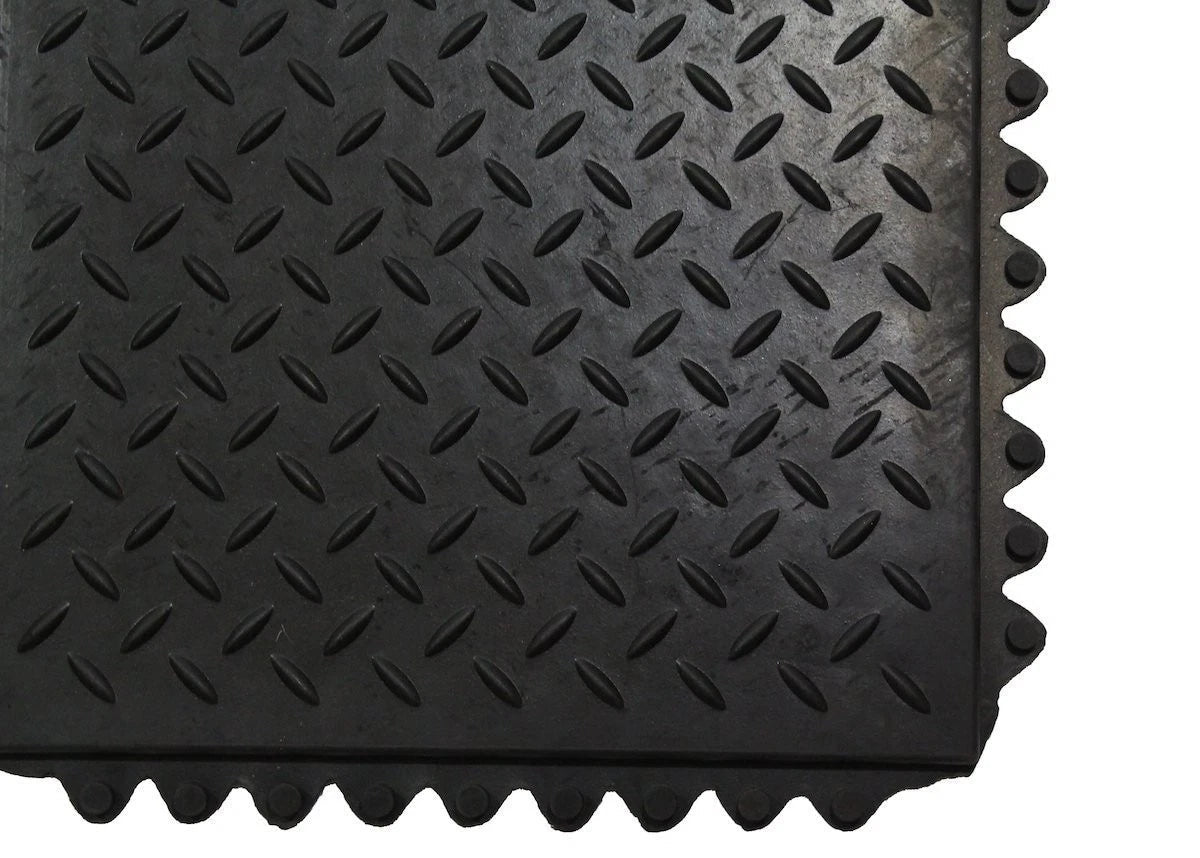 Checker interlocking Gym Mats 3’x3’x12mm