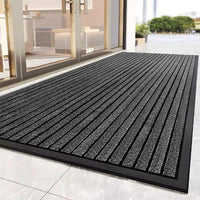 Non Slip Rubber Door Mat Heavy Duty Washable Rug Indoor Outdoor Welcome Door Mat