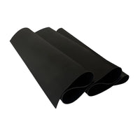 Solid Black Rubber Gasket Sheet - Various Sizes Thickness 1~30mm Length 50~400mm