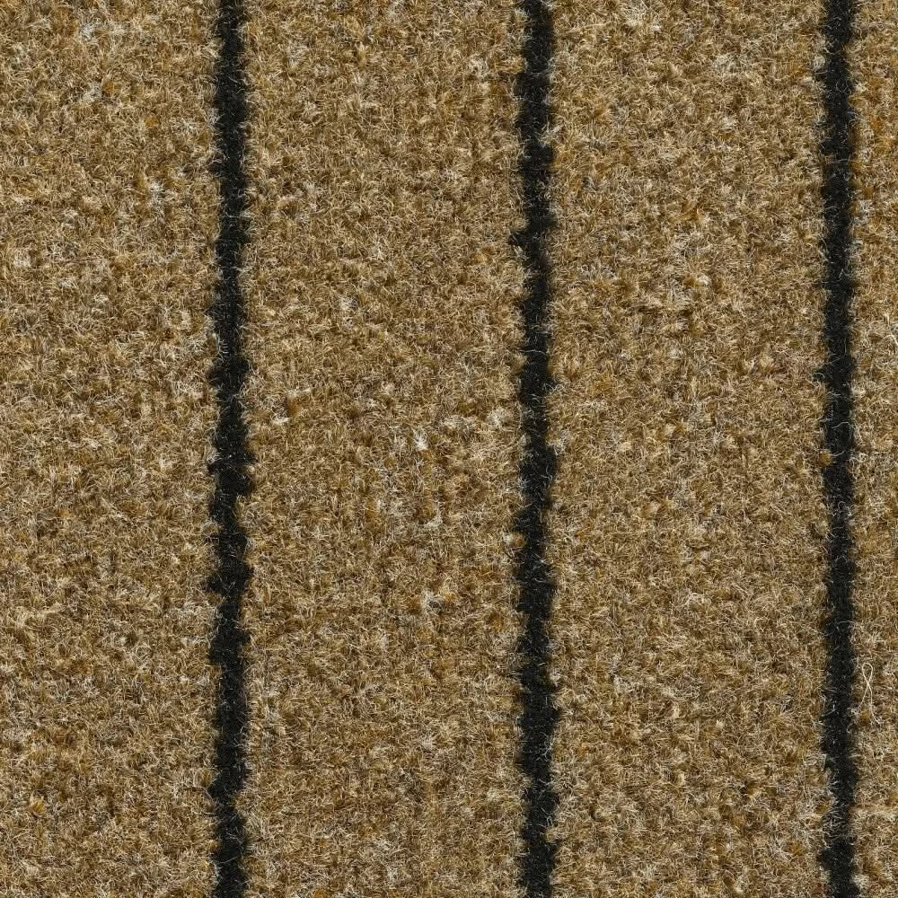 Non Slip Heavy Duty Rubber Edged PVC Striped Design Coloured Door Entrance Mats