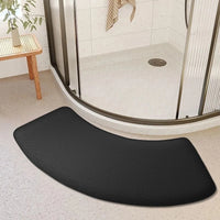 Bathroom Absorbent Mat Curved Door Toilet Shower Non Slip Thickened Foot Rug