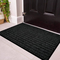 Heavy duty rubber non-slip washable carpet indoor and outdoor door mat (43*75cm)