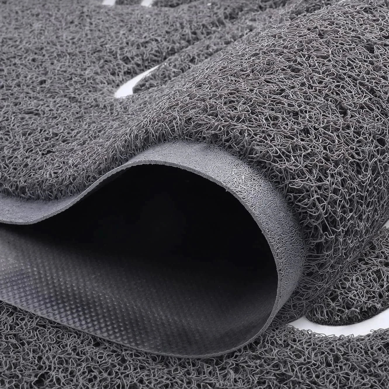 Elegant Non-Slip Grey Door Mat - Durable 40 x 60cm for Indoor & Outdoor