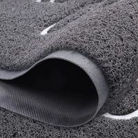 Elegant Non-Slip Grey Door Mat - Durable 40 x 60cm for Indoor & Outdoor