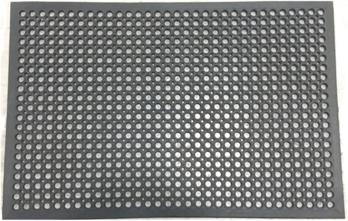 3' x 5'Anti Fatigue Floor Mat Commercial Home Garage Drainage Mat Rubber Black