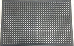 3' x 5'Anti Fatigue Floor Mat Commercial Home Garage Drainage Mat Rubber Black