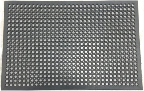 3' x 5'Anti Fatigue Floor Mat Commercial Home Garage Drainage Mat Rubber Black