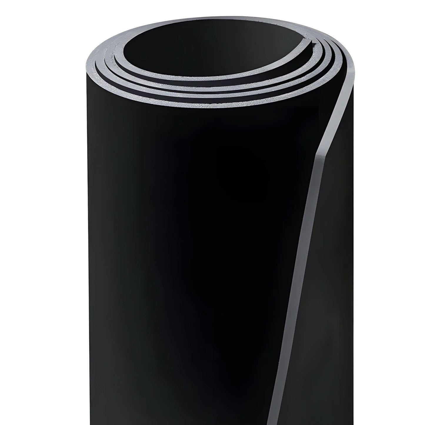 Solid Black Rubber Gasket Sheet - Various Sizes Thickness 1~30mm Length 50~400mm