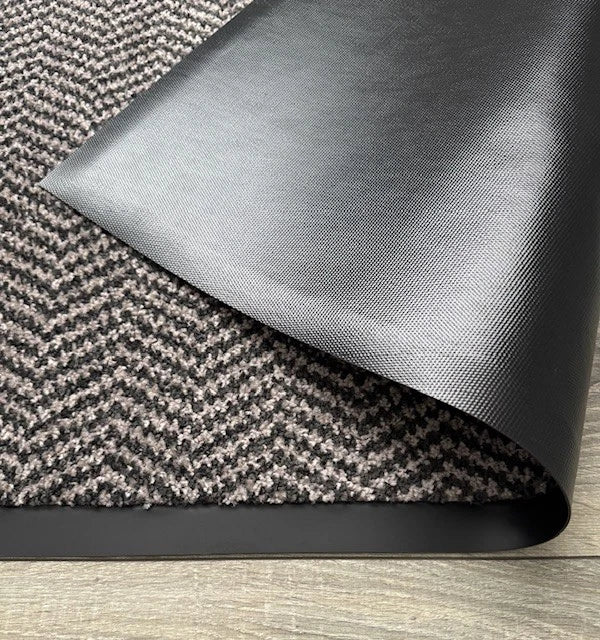 Barrier Mats Herringbone Heavy Duty Pile Kitchen Large Waterproof Rubber Backed