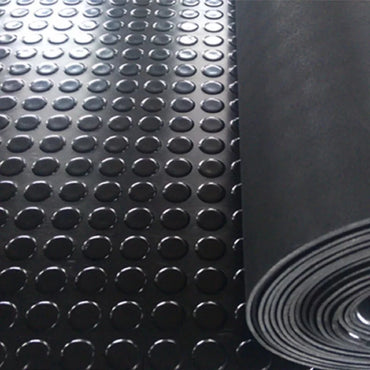 Heavy Duty Rubber Flooring Matting Non-Slip Garage Industrial Van Shed 1.3m COIN