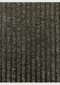 1M ×48cm Ribbed Hard Wearing Entrance Matting, Contract Mat- Black Colour