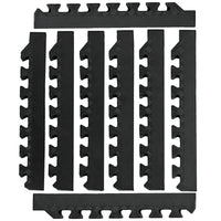 Heavy Duty Rubber Gym Mats Garage Flooring Tiles Commercial Interlocking 4pcs