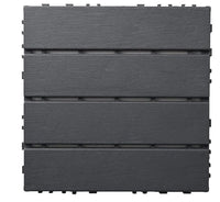 27PCS Garden Composite Interlocking Decking Floor Tiles 30x30cm Patio Deck Grey