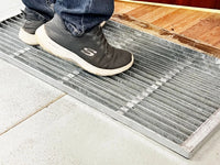 Heavy Duty Large Galvanized Entrance Mat 90x40cm Anti-Slip Commercial Door Mat