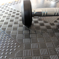 Heavy Duty Rubber Gym Mats Garage Flooring Tiles Commercial Interlocking 4pcs