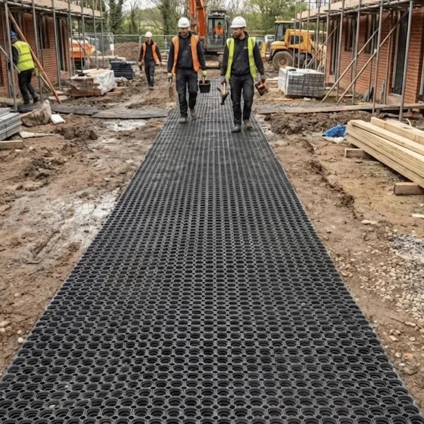 SiteStep Walkway Matting Roll Heavy Duty Rubber Outdoor Event Path Mat