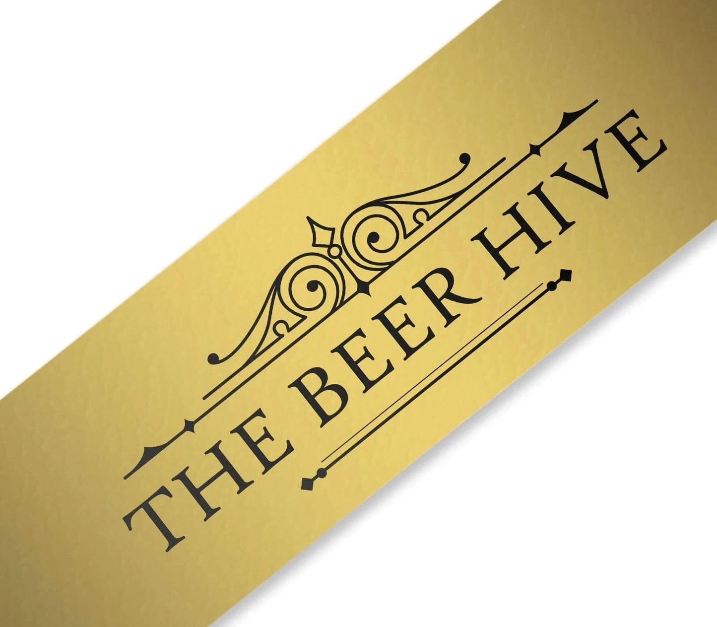 Personalised Bar Runner Ideal for Home Bar, Pub or Café - with Custom Text 70