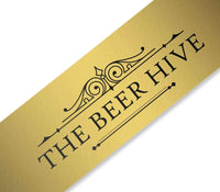 Personalised Bar Runner Ideal for Home Bar, Pub or Café - with Custom Text 70
