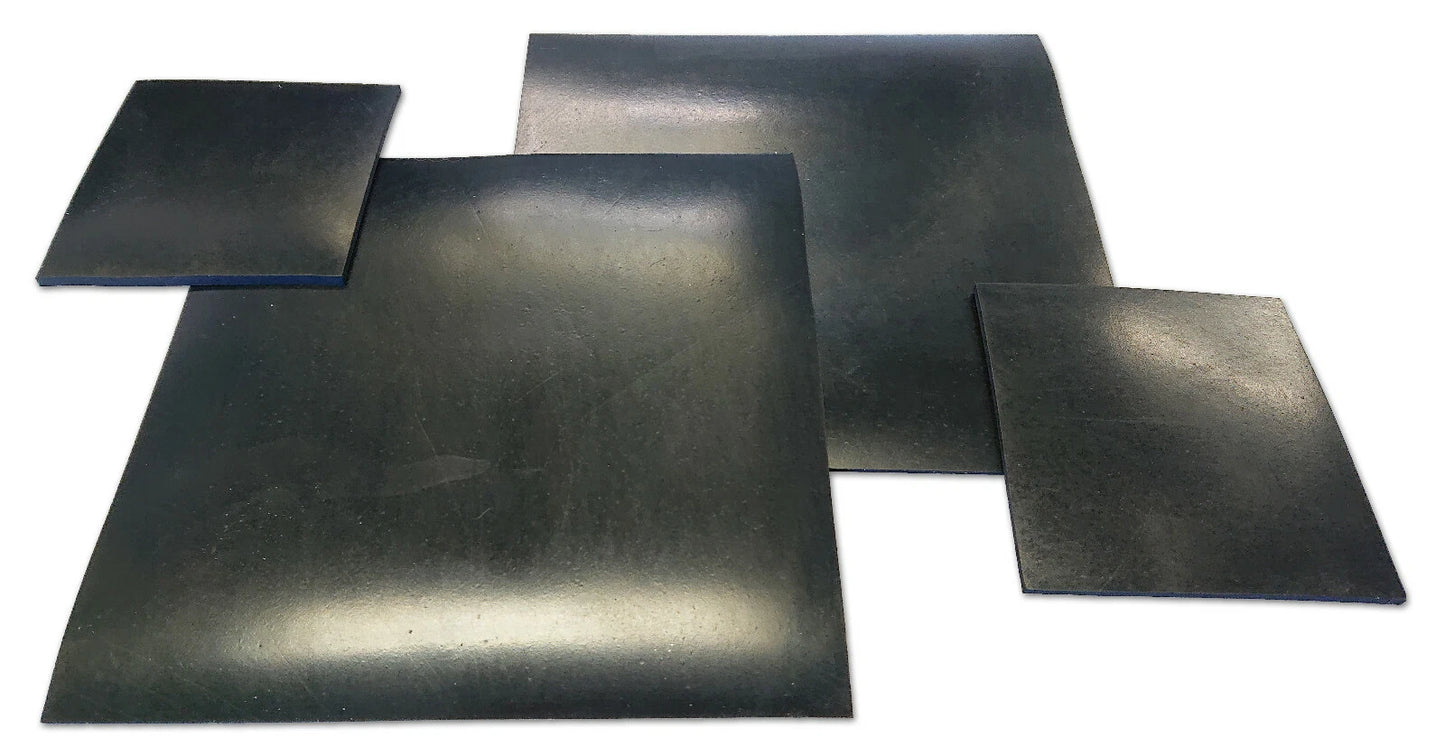 SOLID RUBBER SHEETING VARIOUS SHEET SIZES AVAILABLE X 1MM TO 25MM THICKNESS