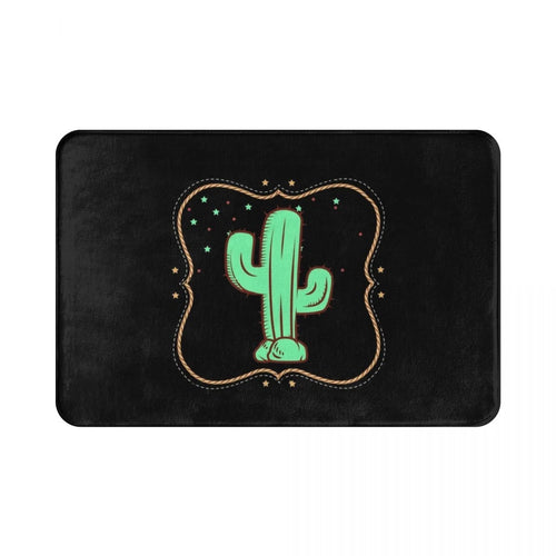 Cactus Doormat Rug Absorbent Mat Front Room Corridor Kitchen Bedroom balcony