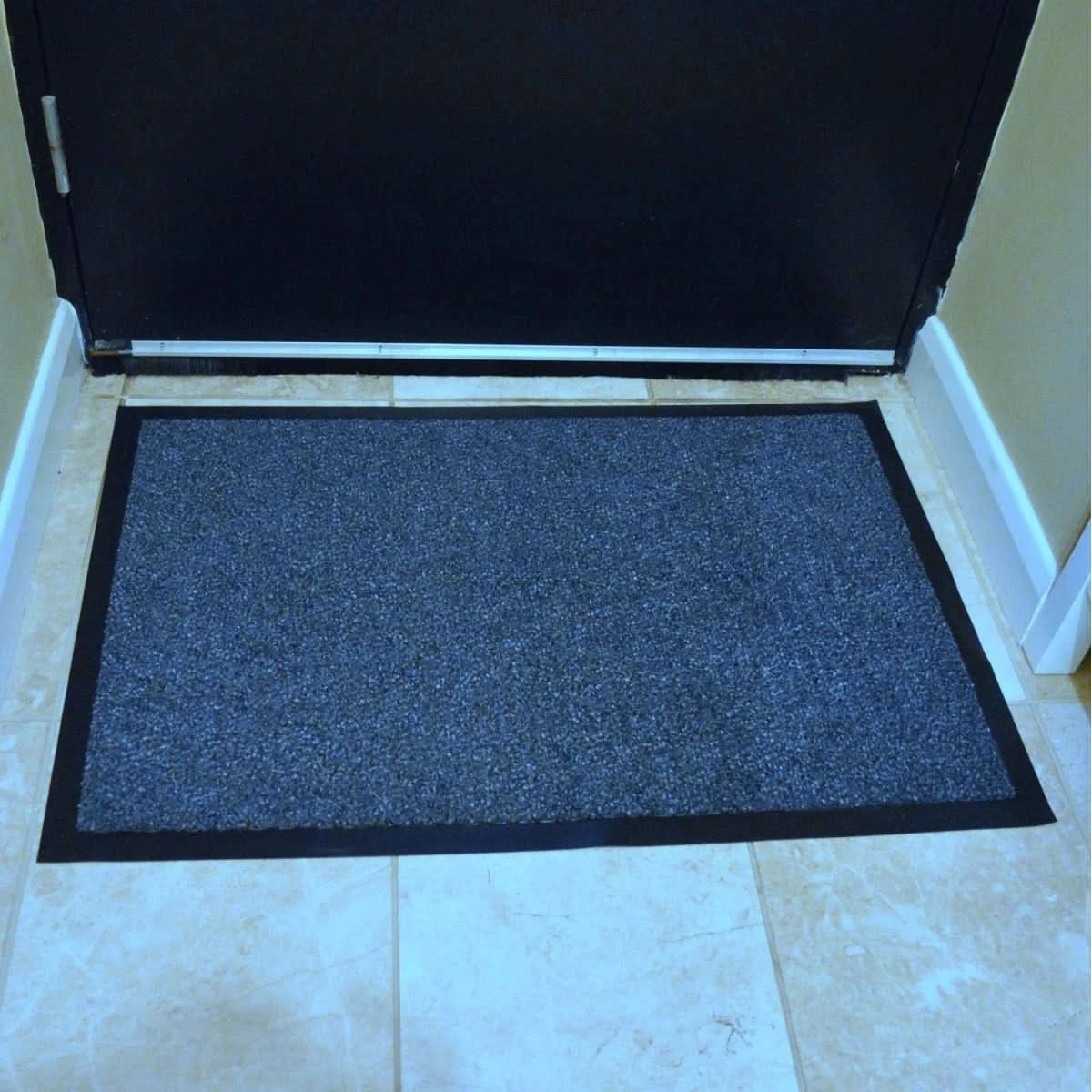 Door Mat Blue Nitrile Rubber 60x90cm Non-Slip Thick Water-Absorbent Entrance Pro