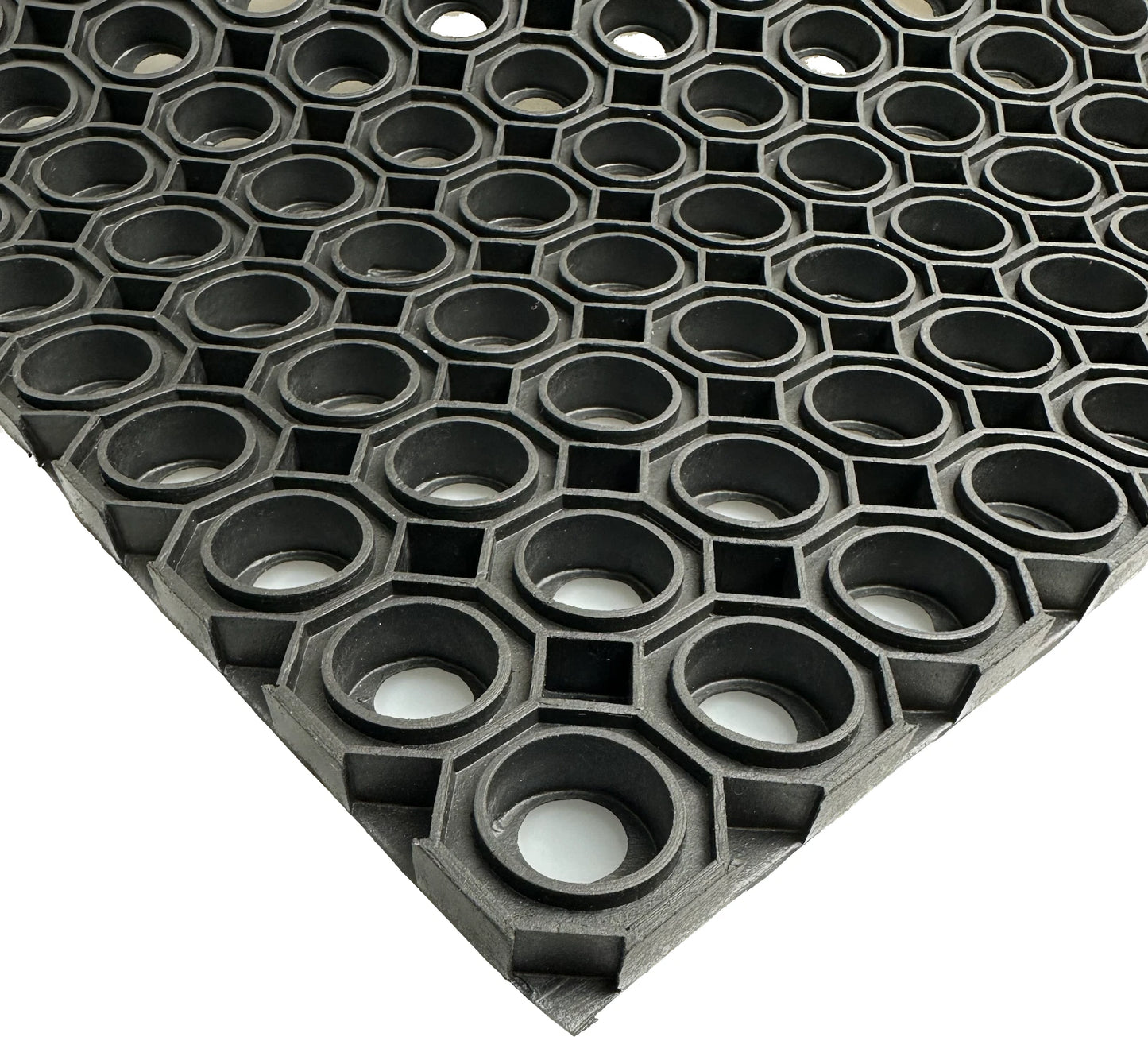 Non Slip Door Mat Rubber Ring Heavy Duty Outdoor Entrance Stable Drainage Large