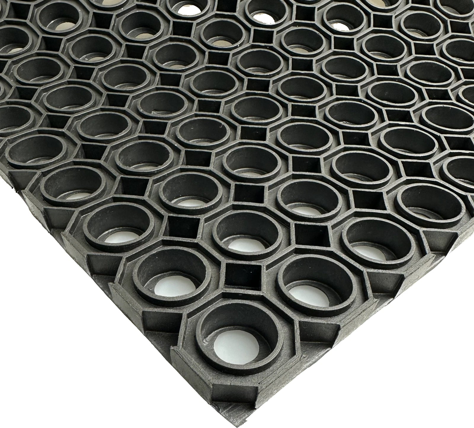 Non Slip Door Mat Rubber Ring Heavy Duty Outdoor Entrance Stable Drainage Large